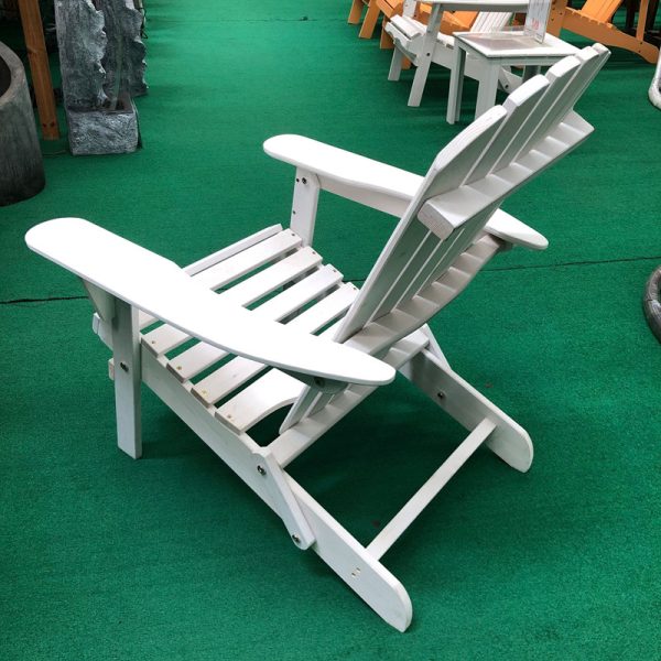 Adirondack Folding Chair-White
