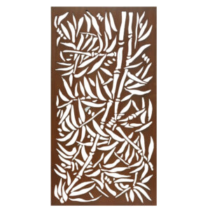 Corten Steel Screen Panel 90CM * 1.8M Bamboo