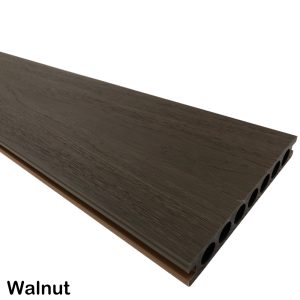 2.2m Composite Hollow Decking Double Side ( Teak / Walnut )
