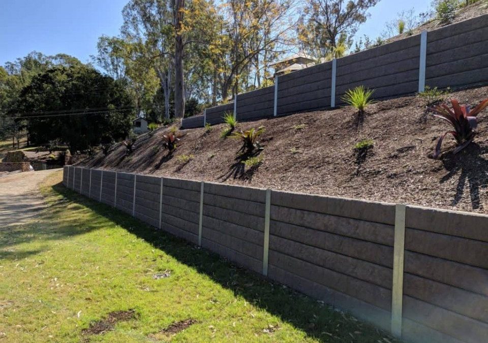 How to Build a Simple Retaining Wall Using Y-Pickets