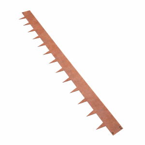 Garden Edging Corten Steel 3M Long 20CM Tall With 15CM Teeth （2mm thick）