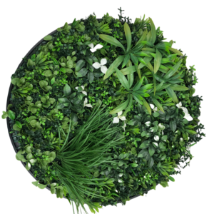 R011-75 Artificial Flower Green Wall Disc UV 75CM