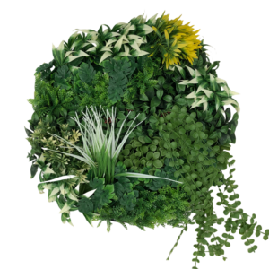 R007-50 Artificial Flower Green Wall Disc UV 50CM